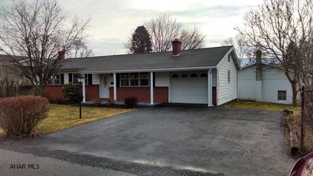 Custom Bellwood Borough ranch! Hardwood floors, family room with fireplace, updated kitchen & new baths! All new interior paint! Plenty of storage! Attached 1 car and a bonus 30x36 detached garage.