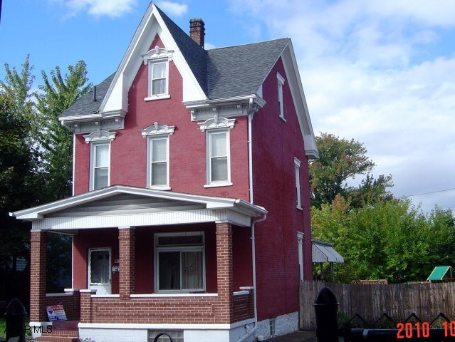Brick and Vinyl 2 Story - 3 BR, E-I-Kitchen, F/DR, abundant closet space, attic M-BR.  Newer windows, roof and furnace.  Rear deck, front off-street parking, 50x120 fenced lot.  $47,777.
