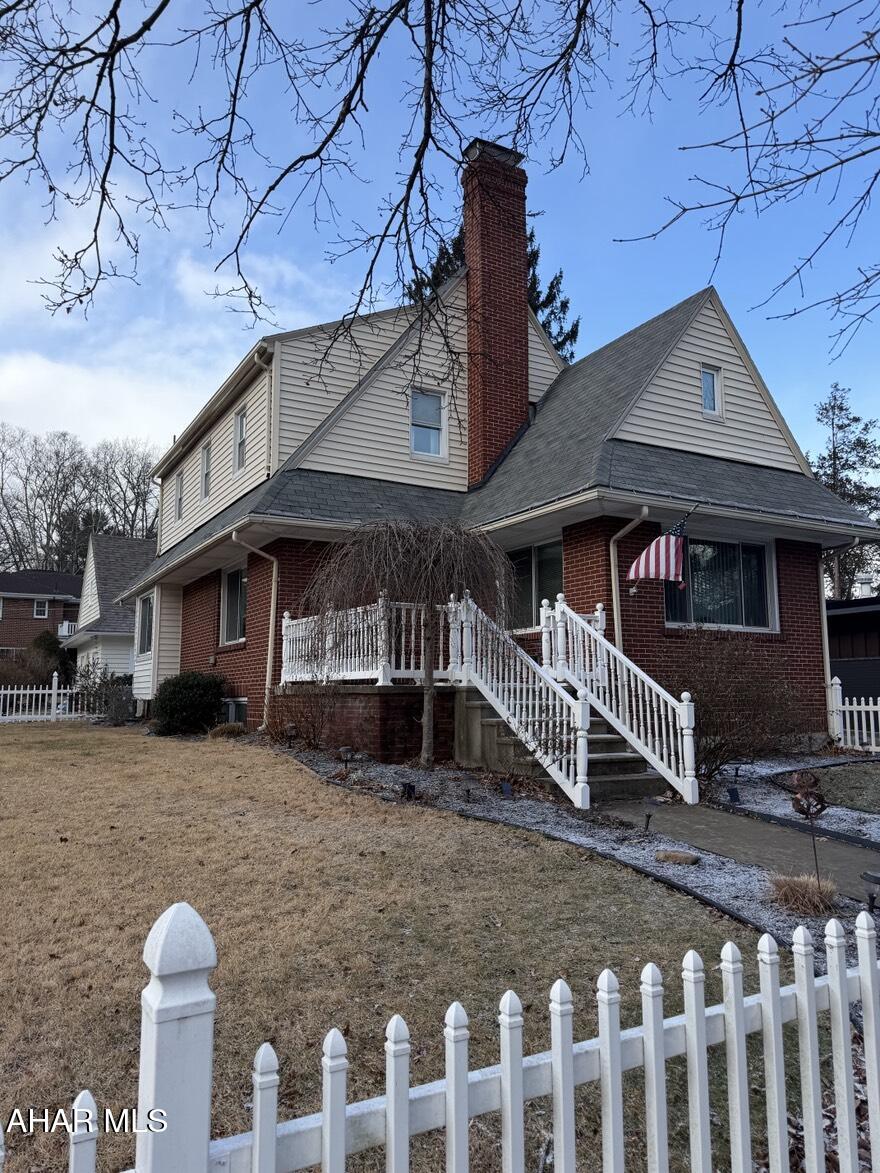 Welcome to this 3 bedroom, 2 bath home in Baker Mansion Area. This lovely home boasts new windows, 2 new bathrooms and new air-conditioning. Primary bedroom has a walk-in closet. There is a working fireplace in the living room for the chilly winter days & nights. A home office/den sits off the main living area. A quaint breakfast nook, along with a cute coffee station complete the kitchen. There is an additional family room with a wood burner in the basement and a full bathroom and laundry room. 
Outside you will find a beautiful patio and firepit, new fencing and a 2-car garage with a new roof, electric and a storage loft. Call today for your personal showing!