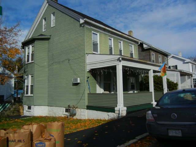 Property has been extensively upgraded since 2004-roof, electric services, furnaces, flooring, paint, laundry hookups, new attic insulation, doors, etc.  Basement has separate storage area not accessible to tenants.  Second floor currently vacant.  Long-term first floor tenants.  Offstreet parking.