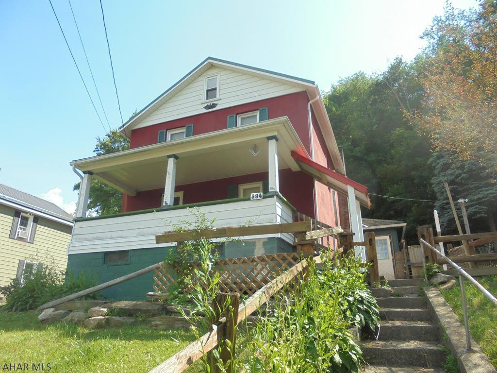 3 BR stucco & brick sided 2 story home, in Blacklick Valley School district. Oak hardwood floor & carpeting Enclosed rear porch. 1+ car detached garage& workshop. Priced to sell