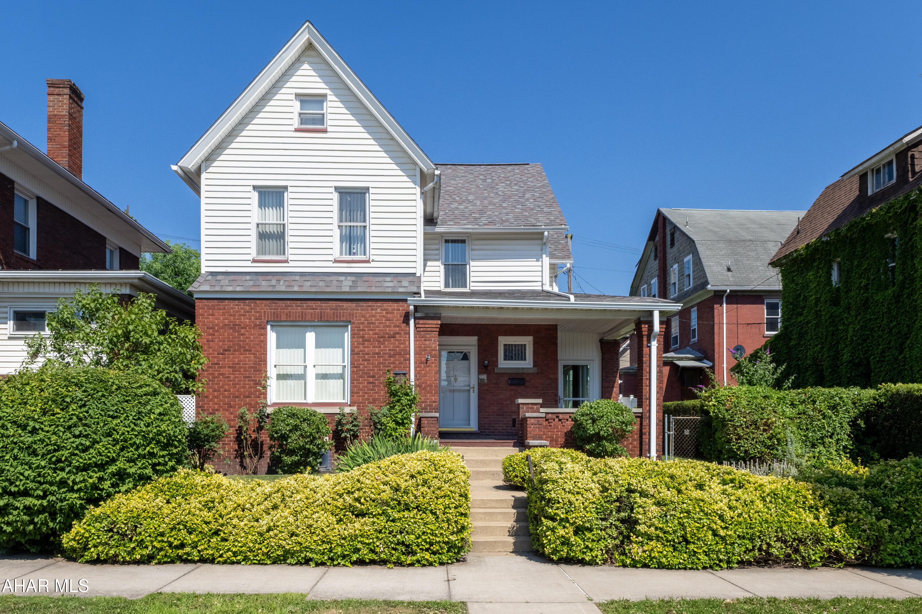 This charming all brick home has been loved and cared for for the next home owner! 3 spacious bedrooms, Full bath 1st floor and second floor, with 1st floor laundry. Kitchen has plenty of counter space for all your cooking needs. Dining room conveniently located off kitchen, spacious living room. Attic is partially finished. There is this AWESOME covered patio for relaxation and privacy.