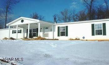 PRIVATE GETAWAY OR SECLUDED HOME WITH LOW TAXES AND 20+ ACRES OF GROUND. THIS 3 BEDROOM, 2 BATH, 28X64 FT MODULAR HOME FEATURES CATHEDRAL CEILINGS AND BEAUTIFUL EIK. THIS HOME CAN BE HEATED EITHER BY ITS EFFICIENT OIL FURNACE OR THE OUTDOOR WOOD FURNACE. PRIVATE GETAWAY OR SECLUDED HOME WITH LOW TAXES AND 20+ ACRES OF GROUND. THIS 3 BEDROOM, 2 BATH, 28X64 FT MODULAR HOME FEATURES CATHEDRAL CEILINGS AND BEAUTIFUL EIK. THIS HOME CAN BE HEATED EITHER BY ITS EFFICIENT OIL FURNACE OR THE OUTDOOR WOOD FURNACE. CALL MIKE FARABAUGH FOR PRIVATE SHOWING 312-0444.