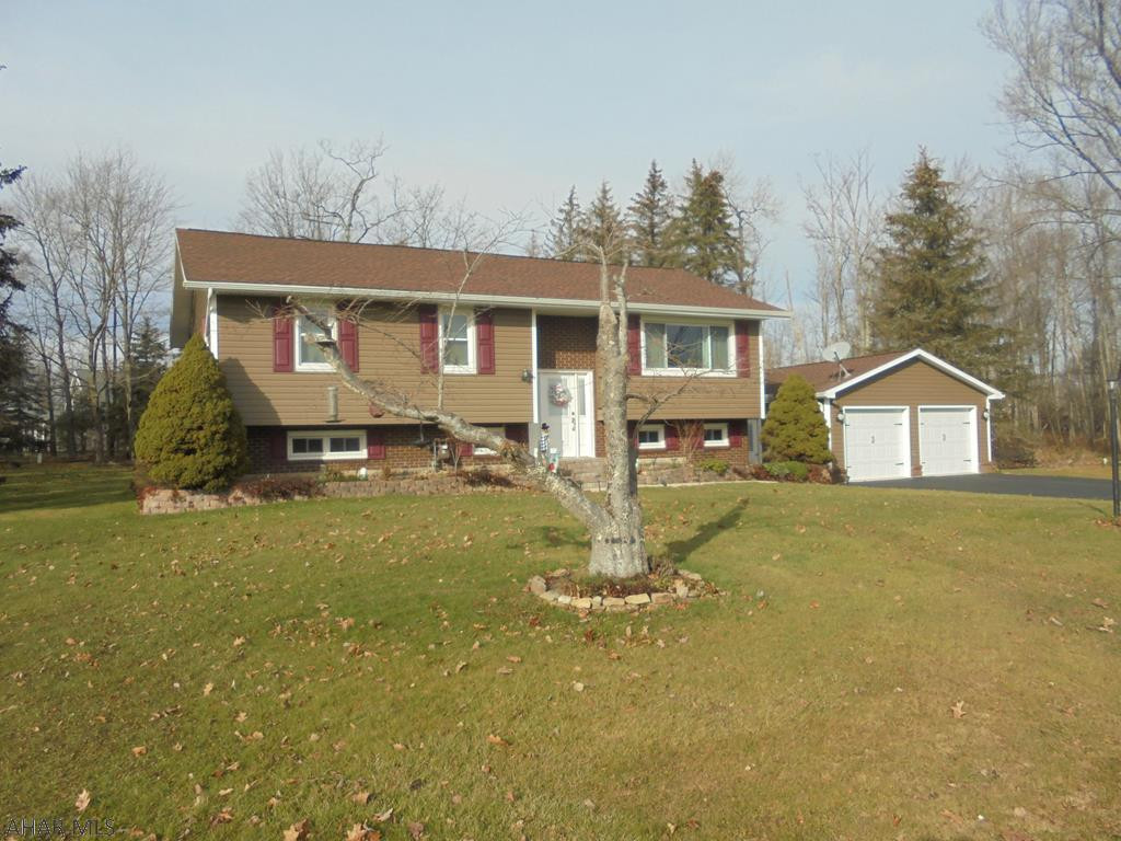 3-4 Bedroom, 2 bath bi-level home on dead end street in Crestwood Estates.  Newer roof, windows, doors, & siding.  Furnace installed in 2008 and central air 2000.  Finished basement includes family room with gas fireplace, 4th BR/office, laundry & 3/4 bath.  2 Car attached garage.  Large rear deck.   Move-in condition!