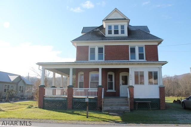 Welcome to this beautiful 4 bedroom brick home in rural Alexandria. Conveniently located between Altoona, State College and Huntingdon. This home features 4 large bedrooms and hardwood floors throughout. There is always shade and a view while sitting on your wrap-around porch. You will find plenty of storage available in a walk up attic, unfinished basement and outdoor shed. This home is a must see, call for your appointment today.