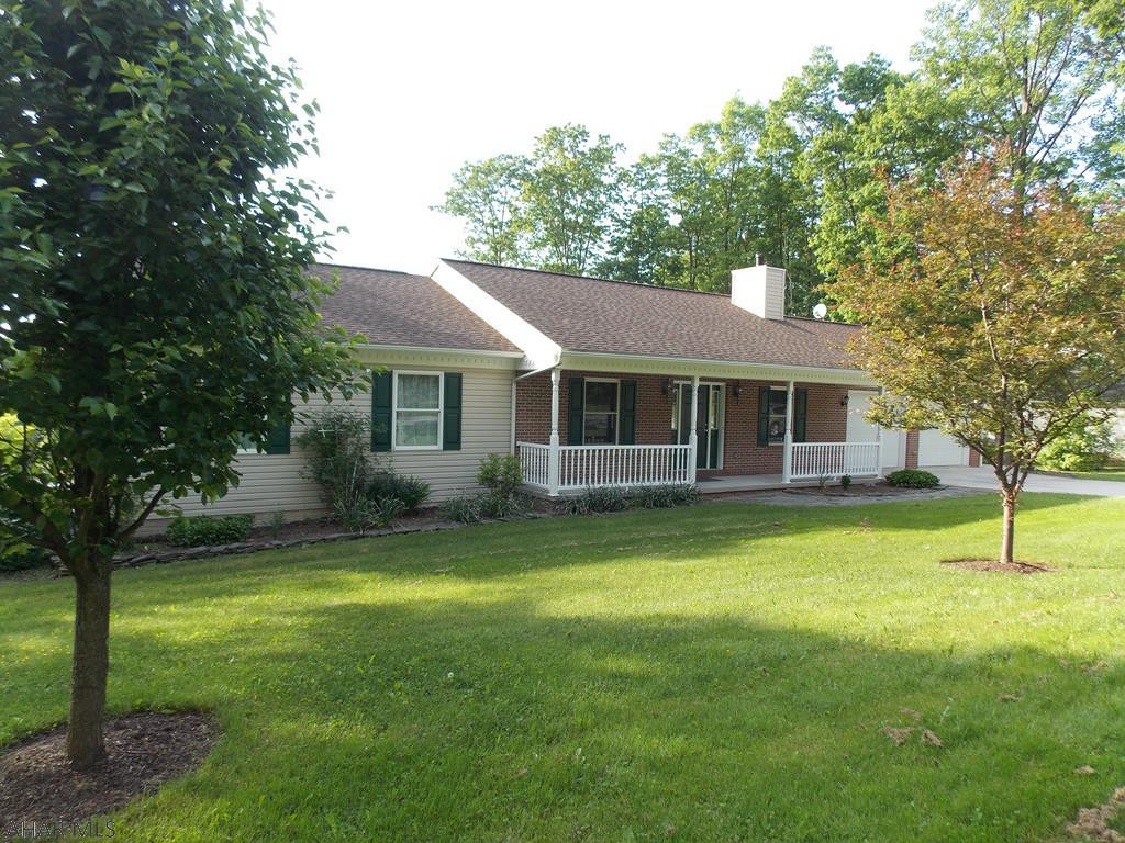 Easy living on one floor.  Built in 2005 this home in Penn Cambria School District sits on a lovely half acre lot in a quiet neighborhood.  As you walk in the front door you will notice the greatroom with gas fireplace & the open floor plan which offers great entertaining space. Walk through the dining room & out to the covered porch, stay awhile  and enjoy the peace & quiet.  On those rainy days pull your car into the 2 car garage which walks into the laundry /mud room. Three bedrooms & two baths are on the other side of the house with the master bedroom having its own private bath. Double your living space by finishing the huge walk out basement.  There is already heat in a portion of the basement with electric outlets & ceiling tiles. The possibilities are endless! Call ASAP!