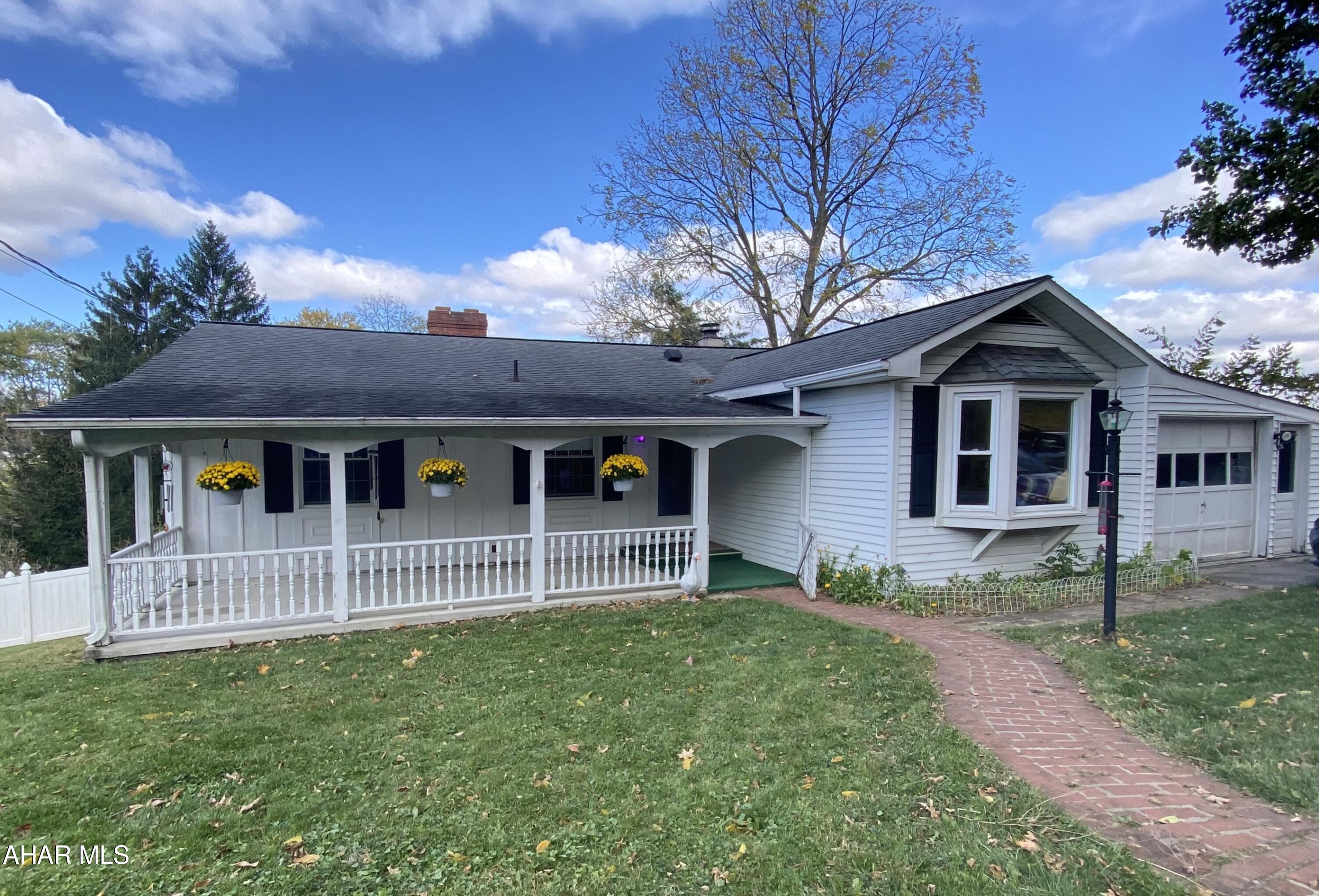 This updated ranch home located on a private cul de sac makes this a prime Meadowbrook terrace  location.   The  property commands lovely views of historic Bedford from the gorgeous sunroom.  Its a charming home with lots of character and one which makes entertaining enjoyable.  The main floor laundry adds to the appeal and the first floor bonus room lends itself to many possibilities. The lower level in law suite or recreation room opens onto a terrific fenced yard.  Central air, vinyl and brick exterior add to the value of this home.