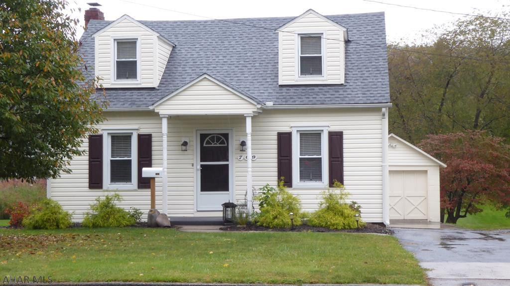 This beautiful home is situated in the heart of downtown Bedford!  The private fenced in yard has views of the mountain.  You can sit on the patio or in the beautifully decorated kitchen and watch the sun rise each morning.  The newly landscaped front and back yard give this home great curb appeal.  There is a newly renovated first floor bedroom, full bath, and laundry room.  The second floor has a large master bedroom with a sitting area.  This well maintained home has had several upgrades in the last year that include new mini split air conditioning and heating units, 2 remodeled bathrooms, refinished hardwood staircase to the upstairs, new hot water tank, and much more.  Don't miss this charming home!