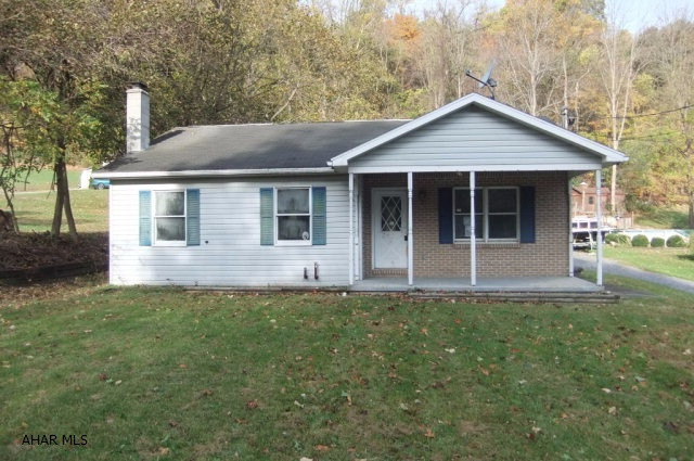Mount Union area brick and vinyl rancher on 1.6 acres. Needs TLC throughout, but could be a real gem! Large eat-in kitchen, formal living room and 3 bedrooms. Off-street parking (driveway appears to be shared). Property sold AS-IS. Seller will make no repairs. Offers must be submitted through HUD approved broker. Buyer pays both transfer taxes. Equal Housing Opportunity.