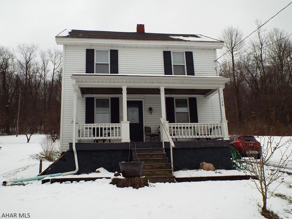 This charming 3 bed, 2 bath home in the Claysburg-Kimmel School District is move in ready and just waiting for you to make it your own! This home has a modern kitchen and updated baths. First floor bedroom could also be used as a home office/computer room. The upstairs bedrooms are large and roomy. Second floor laundry is so convenient!  It has a beautiful front porch and plenty of space for outdoor entertaining! With a FULL PRICE offer, seller offering up to 6% in seller's assist and a 1 year home warranty from America's Preferred Home Warranty. Don't miss out on your opportunity to own this amazing home. Contact the listing agent today to schedule your private tour.