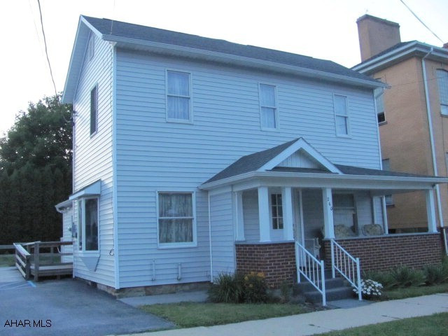 Cambria Heights schools- 3 BR home with newer vinyl siding, roof, plumbing, electrical & first floor drywalled.  First floor could be used as a commercial place of business with emergency lighting, ADA requirements, etc.