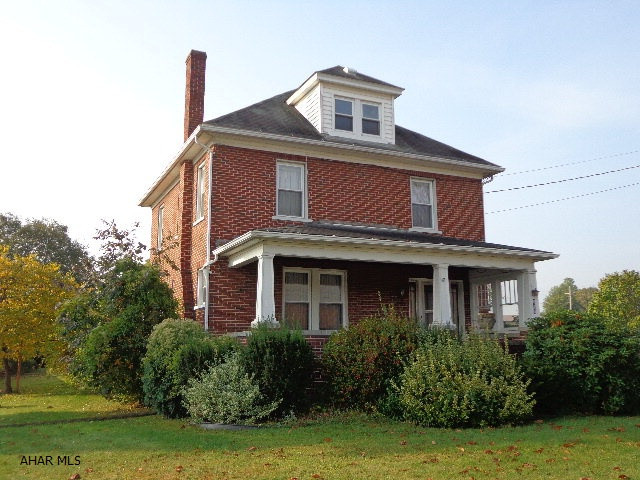 Well maintain 2-story brick home w/4-bedrooms. 1 3/4-baths. Thermo pane windows, natural gas furnace, HW & 2-car  detached garage w/storage area & rear leanto. Also includes deck over looking decorative pond, perennials and large back yard.