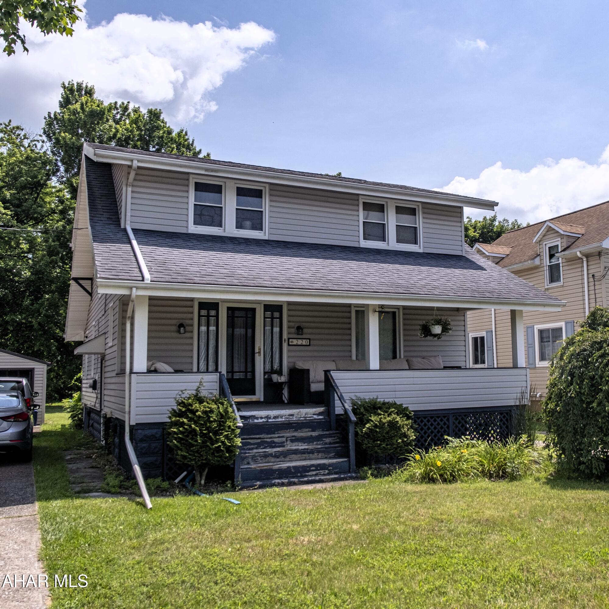 Welcome to this spacious, well-maintained 3-bedroom home in the desirable Hollidaysburg Borough! Featuring a large living room, formal dining room, oversized office, and a partially finished basement that offers additional living space, laundry, and a convenient quarter bath. Enjoy the convenience of a rear mudroom, covered front porch, rear deck, and detached 1-car garage. It's the perfect layout just waiting for you to make it your own! With its generous square footage and prime location, this home is an outstanding opportunity. Close to schools, parks, shopping, and everything Hollidaysburg has to offer!