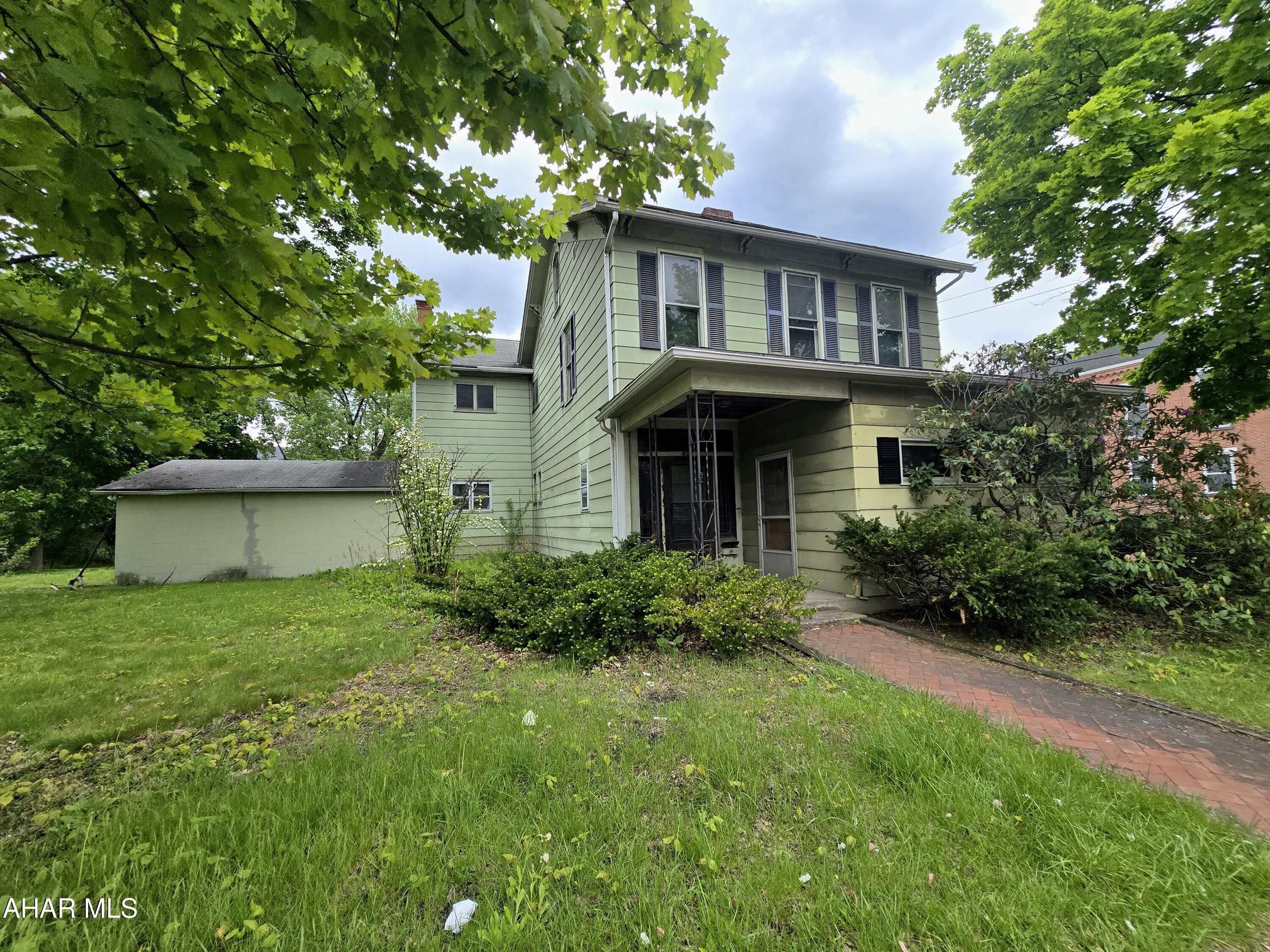Calling anyone with a vision!  Located in the heart of Bellwood this 3276 square foot home is your next project.  With a blank slate and endless potential this property could be restored into a single family home or 2-unit apartment.   

Property is being sold as is- cash only.  Seller to make no repairs.