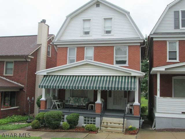 Altoona. This well cared for home is not just immaculate but it has all the important features for new owners.  Cool down in this hot weather with central air conditioning and keep the children entertained at nearby Orchard Park.  The interior of this home features 3 second floor bedrooms and the third floor is a possible 4th bedroom.  The enclosed rear porch could be utilized as a private sunroom.  Don't miss the 2 car garage also.