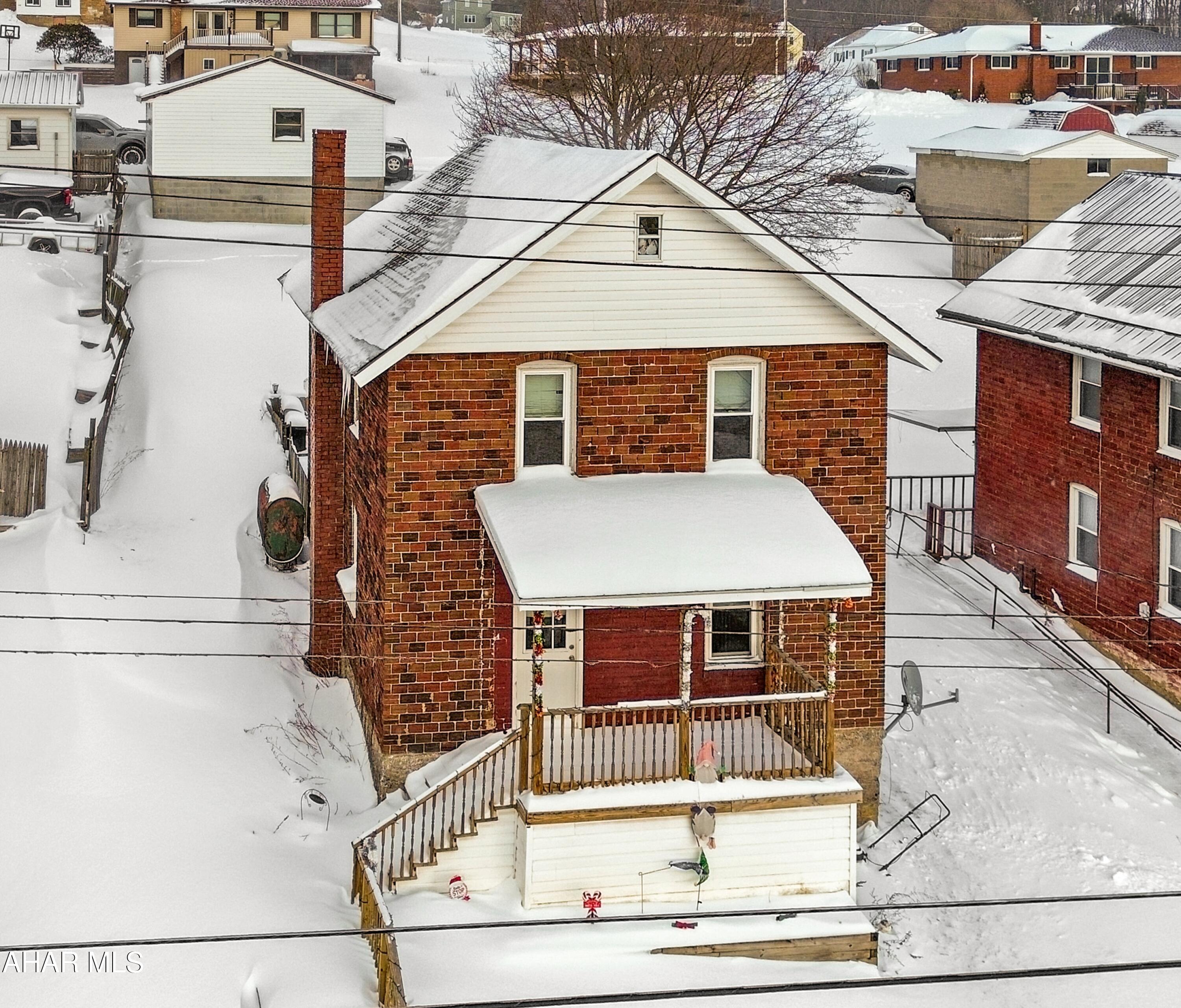 Welcome to 2813 Bigler Avenue in Northern Cambria, a beautifully renovated home that was fully gutted & remodeled from the ground up in 2015. Major updates include newer plumbing, electrical, windows, roof, drywall, flooring throughout & much more. The main level offers a spacious living room, a large eat-in kitchen with included appliances, & a full bathroom. Upstairs you'll find two generously sized bedrooms, one featuring access to a full attic that just needs final touches to create additional finished living space, along with a primary suite complete with its own full bathroom. The basement includes a small finished area, laundry space, & ample storage. Outside, enjoy a large composite rear deck, covered front porch, detached heated two-car garage, & more. Call today to schedule your private showing!