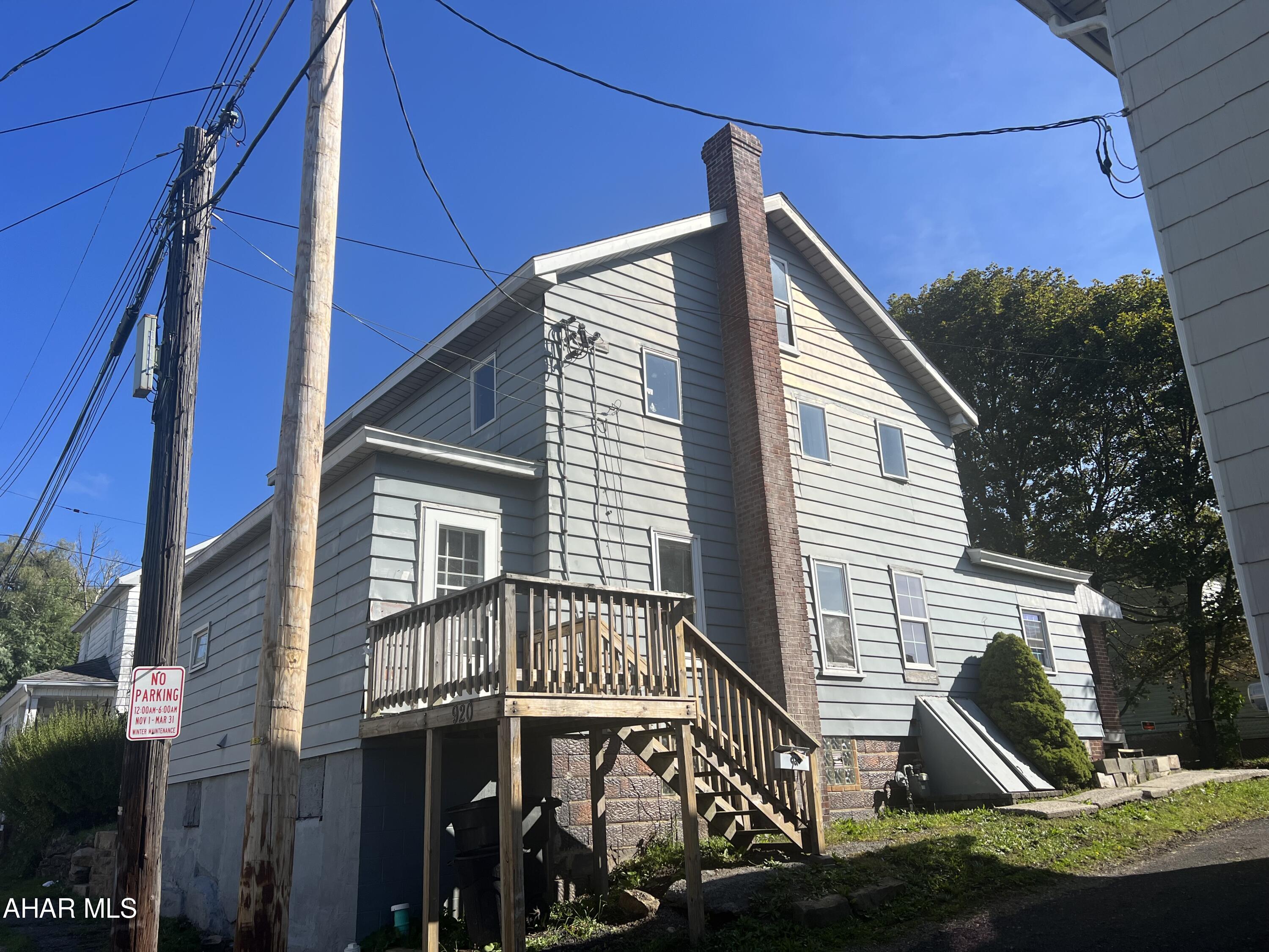 2 unit income producing duplex in Gallitzin! Each unit has 2 bedrooms, 1 bath, living room, dining room, kitchen. Both have separate water/electric. Gas is shared. New high efficiency HW boiler installed as well. Kitchen appliances come with the units. Fresh paint. Currently occupied with great CAP rate.