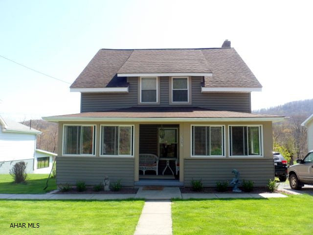 Enjoy nature at your doorstep - Logan Twp. - 3 BR, 2 BA, LR, DR, Eat-in-kitchen with appliances, closed-in rear porch, attic storage, basement laundry inc. Washer & Dryer, bath, walk-out to Hot Tub, 2 car garage, private drive, and large lot 56.46 x 612. Lot goes approx. 200 feet into woods. Many updates include: windows, siding, roof, floor coverings and whole house water filter...$124,900.