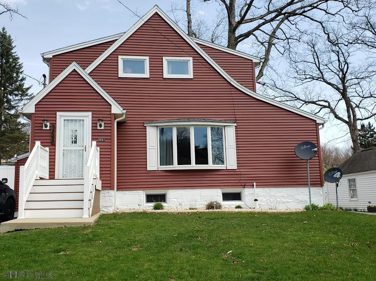 Charming 1.5 story home has tons of character. 3 bedrooms, 2 bathrooms with large fenced yard, fire pit/patio. The fireplace and large picture window enhance the large living room. Updated kitchen and bathrooms, first floor laundry and first floor bonus room add to the homey feel. Call for an appointment.