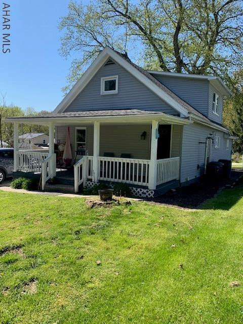 Just outside the city, this updated and modernized home is bright and cheery with a great yard. With a first floor master bedroom, a gorgeous master bathroom, and a walk in closet, this is a rare find! Need a big kitchen? This is it! Oak cabinets, enough space for a breakfast nook and still having plenty of space to cook! The second floor contains a very large bathroom and 2 bedrooms with perfectly sized closets, move-in ready! Central air, and 3 heat sources. Seller is leaving the dehumidifer, deep freezer, appliances, electric animal fence, washer dryer, outdoor playground, pellet stove, almost a whole stack of pellet bags, and window blinds. Schedule your showing today!