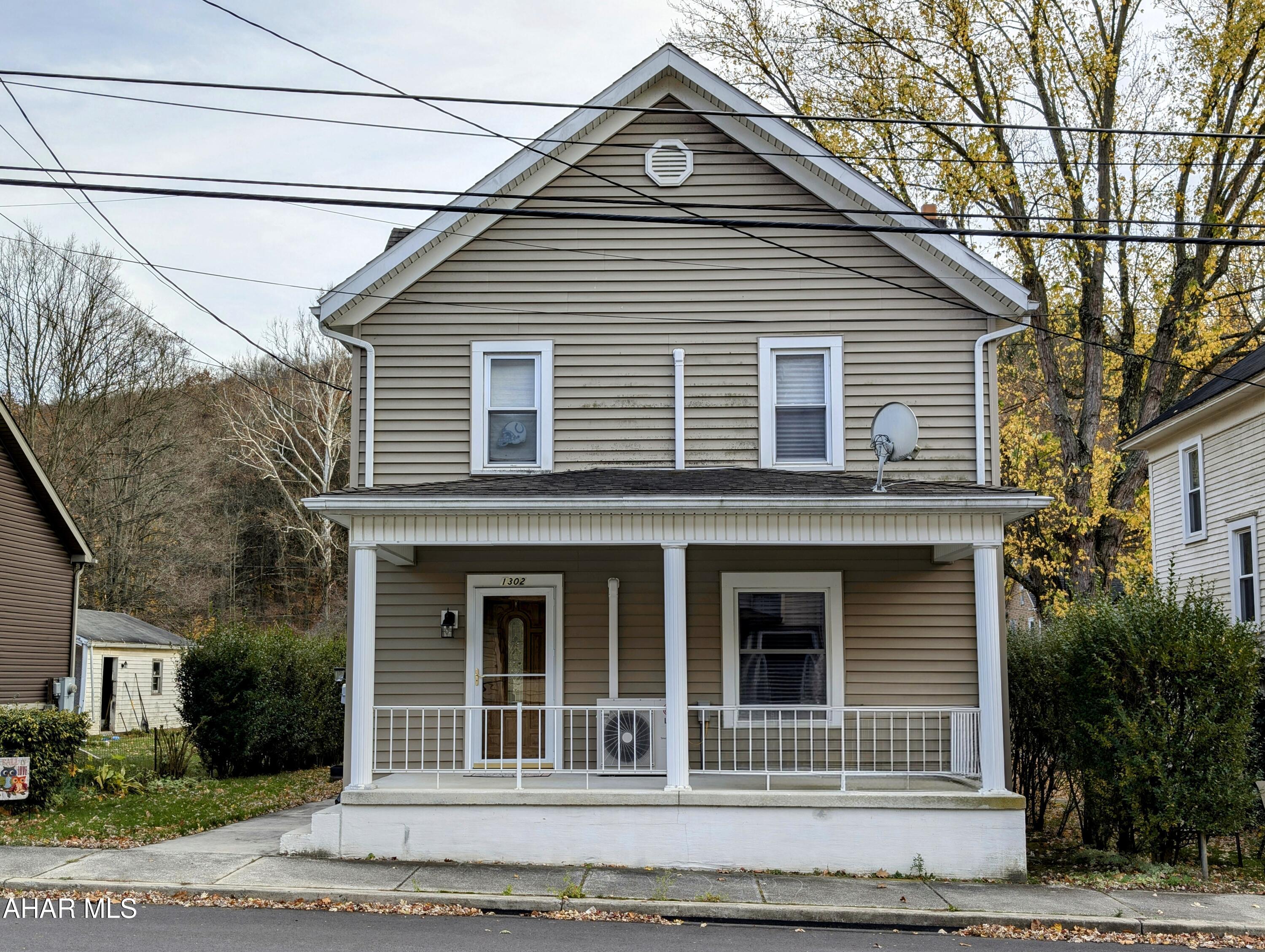 Beautiful, well maintained home in Six Mile Run.  Close proximity to state land, Juniata River for fishing, boating, or biking the trails. This home has been recently remodeled and updated.  The first floor is an open concept, with a pellet stove and mini splits.  The kitchen has an island, custom designed hickory cabinets with farm style stainless steel sink.  There is off street parking in back with a commercial size cement sidewalk that leads to a deck with solar lighting.  Enter the back of the home into an entry way that leads to first floor laundry and extra large bathroom or to the kitchen.  The layout is meticulously designed.   This home is a must see!