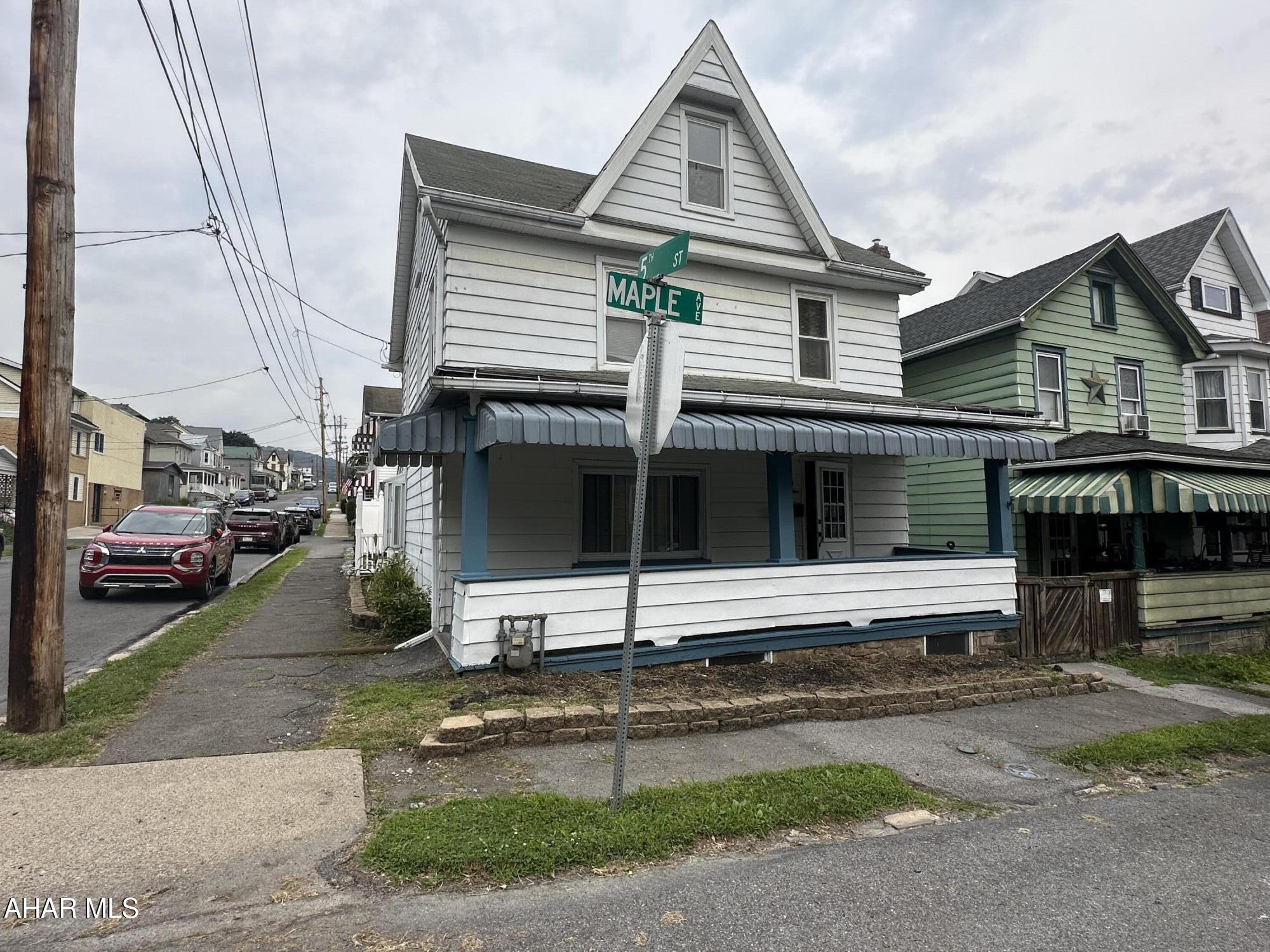 Spacious 3-4 bedroom home with laundry on the first floor. Living room with built-ins. Large dining room. Finished heated attic could be large 4th bedroom. Fenced back yard. Central air.