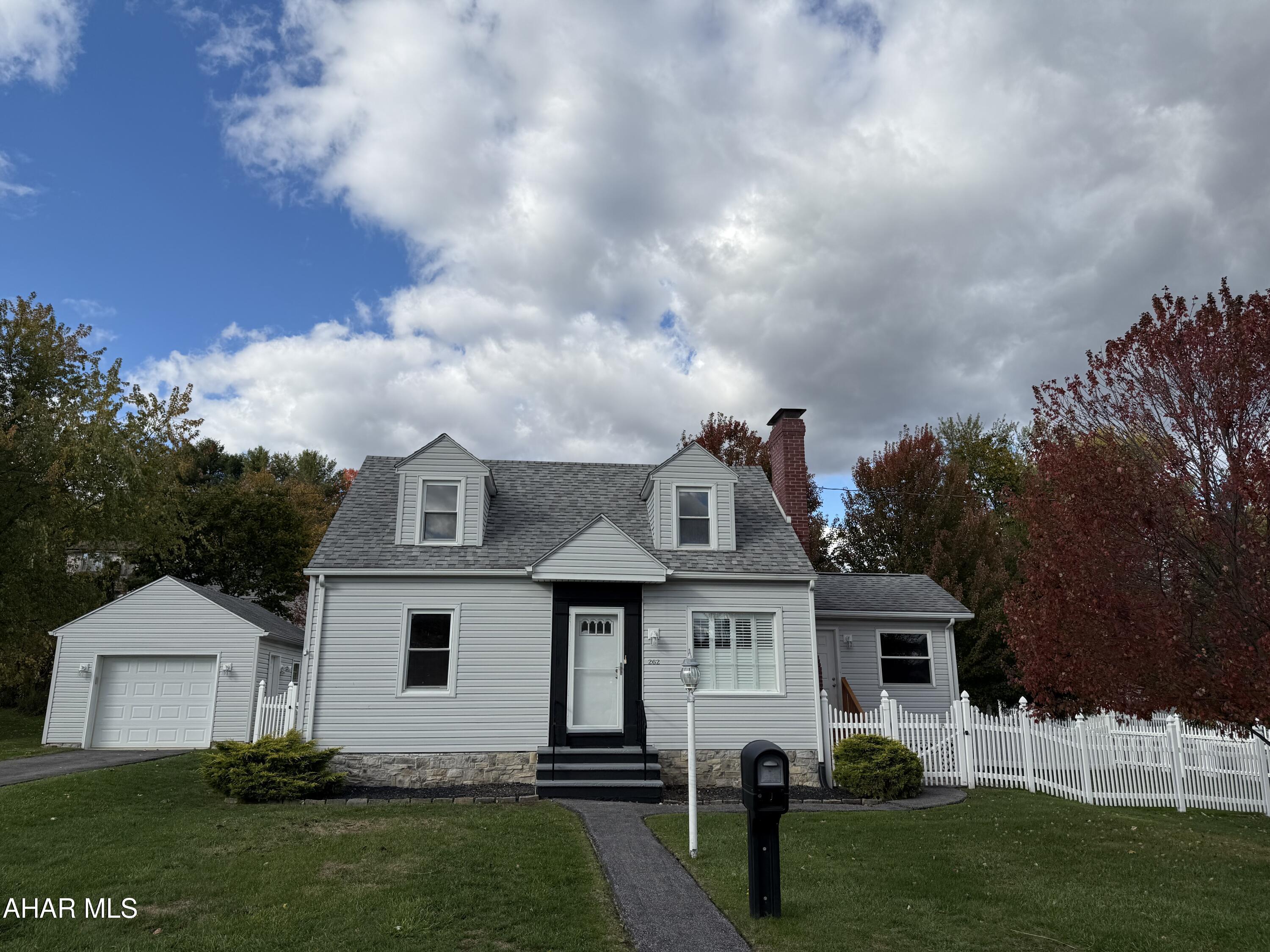 This charming Cape Cod has everything you're looking for. The modern kitchen offers plenty of space to cook and gather, within a jerk joining dining room it's great for family meals... Freshly painted  throughout with brand new carpet, this home feels light and welcoming from the moment you walk in... You'll appreciate the comfort of central air and efficient forced air heating all year long... Outside the fenced in yard is ideal for kids pets and relaxing on a nice day.  This well-kept, move-in ready home is just waiting for you to make it your own.