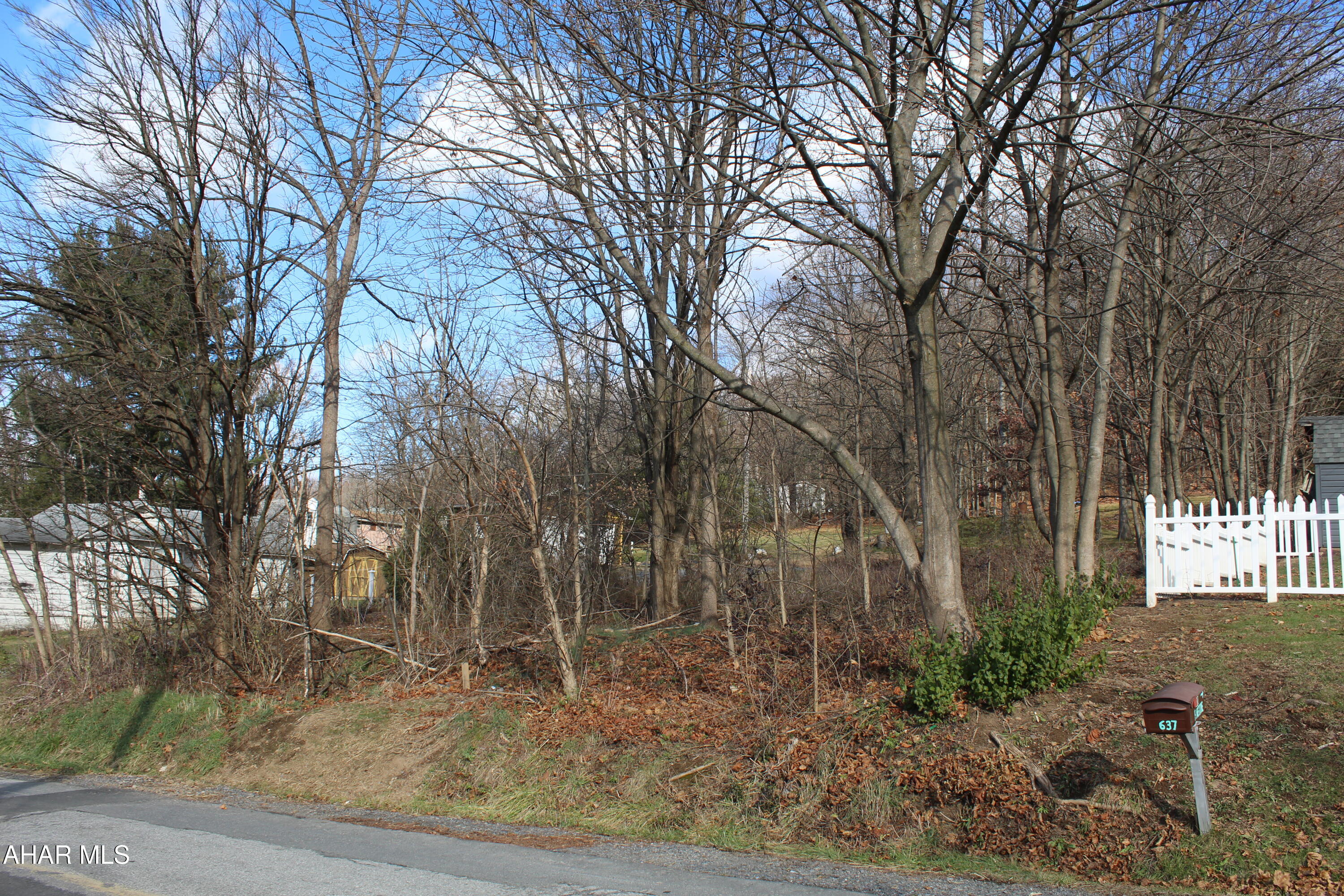 Vacant, wooded, 50' x 125' lot in Lakemont area. Public water and sewer are already on the land (a home used to be on the land years ago).