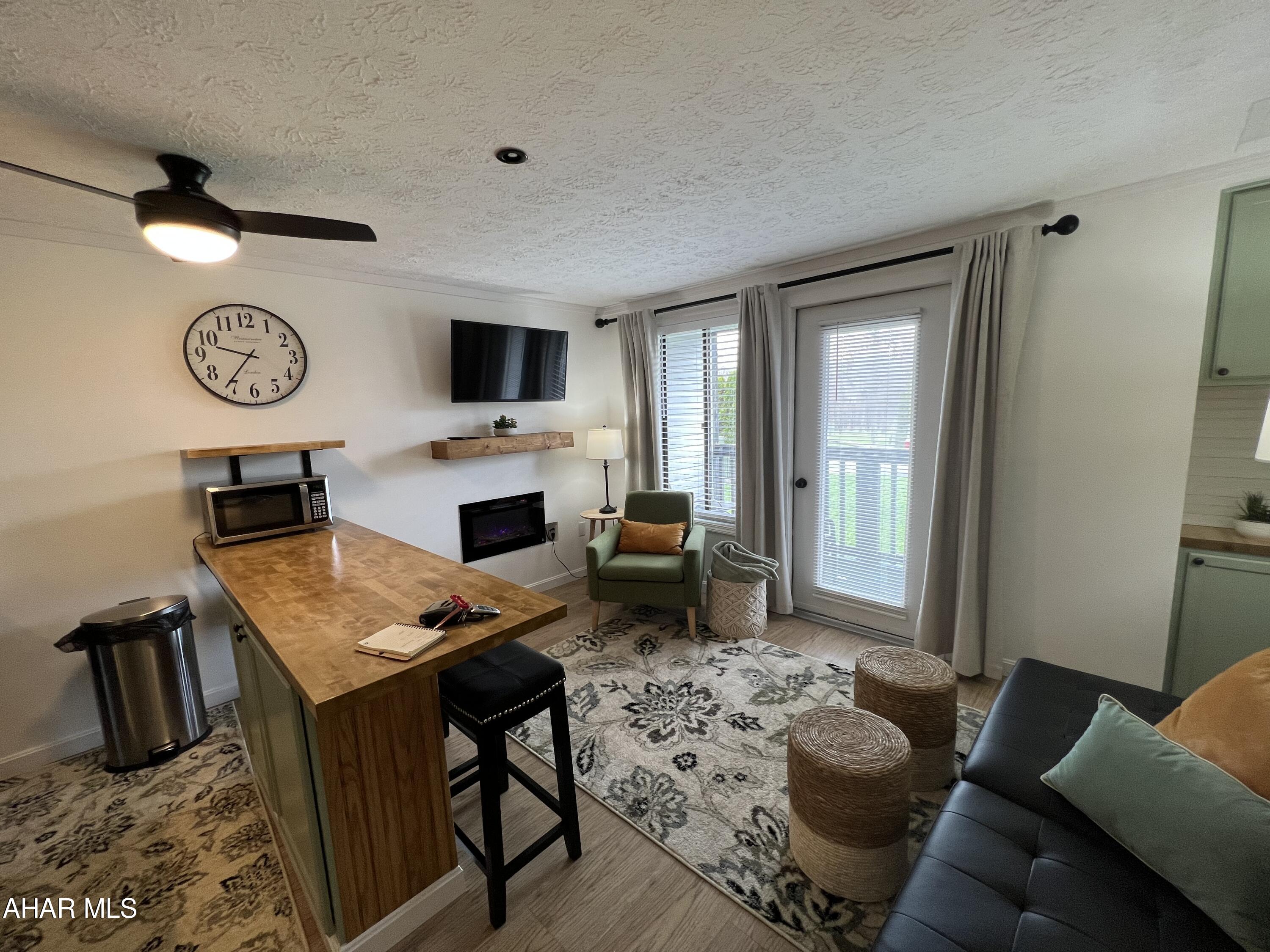 1 Bedroom 1 Bathroom with Built in Bunks Beautifully renovated first floor condo in the Allegheny Mountains at Blue Knob All Seasons Resort has everything you need. Fully furnished. 2022 New kitchen cabinets countertops, windows, sliding door, flooring, fireplace, stainless appliances and so much more.  this condo is a wonderful place to be anytime of the year. 
Occasionally used as an AIRBNB
Walking distance to indoor pool/hot tub, outdoor pool and The Club House Bar & Grille. Blue Knob is the 2nd highest mountain and highest skiable mountain in Pennsylvania! In addition to an array of winter activities, Blue Knob also has a full-service all seasons Conference Center for weddings and events, they also offer golf, swimming and multitude of trails for hiking, running, and mountain biking. Visit https://blueknob.com/activities-events/ to see all the fun events that are happening at Blue Knob. $258.00/ Mo HOA fee includes: pools, hot tub and gym area, tennis and pickle ball courts, building, property maintenance & garbage. 
This unit is currently an Airbnb.
*Additional fees apply for conference center, Golf and Skiing

HOA discount if paid quarterly or annually