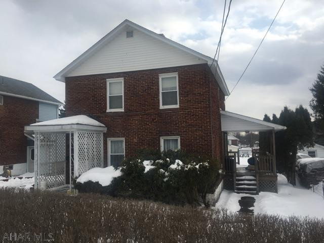 Cambria Twp- 4 BR,  2 bath brick home on a 50x 150 lot. 1st floor BR & laundry. Oil FA heat. Shed. Priced to sell