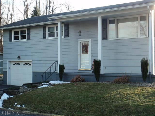 Conveniently located 3 bedroom 2 bath home in Bellwood Antis School District. Located close to I-99 but within walking distance to the schools & shopping. Hardwood floors through out, updated bathrooms, family room w/ gas fireplace, central air w/heat pump & allergen filtration system and low utility costs make this a very efficient home