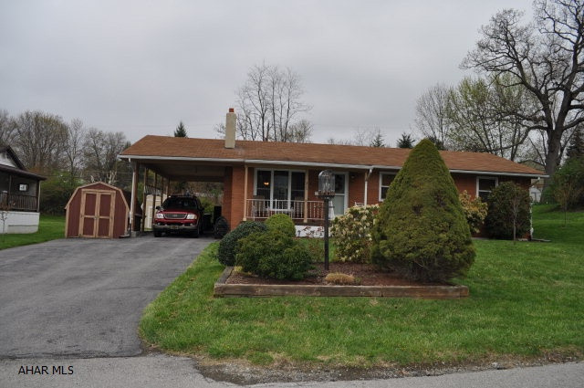 Move in home 1 story 3 Bedroom 1.5 bath brick home great location. larger living room with fireplace. kitchen is updated with new range oven and dishwasher finished basement with sauna. level lot with patio, custom built barbeque pit and covered carport.