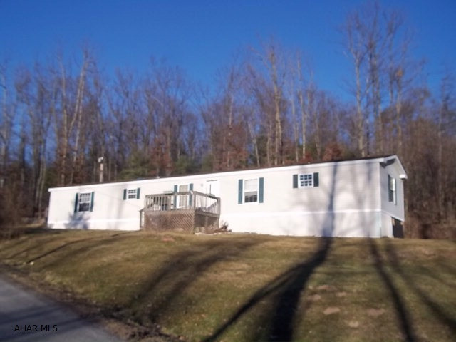 Mobile home on 1.79 acres. If you like rural living this is the one for you.