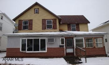 2-story house with aluminum siding, metal roof, 3 BR, 1 BA. being sold "AS IS". Mt. Union School District  Buyer must pay 2% transfer tax. 2-story house with aluminum siding, metal roof, 3 BR, 1 BA being sold "AS IS"  Mt. Union School District  Buyer must pay 2% transfer tax.
