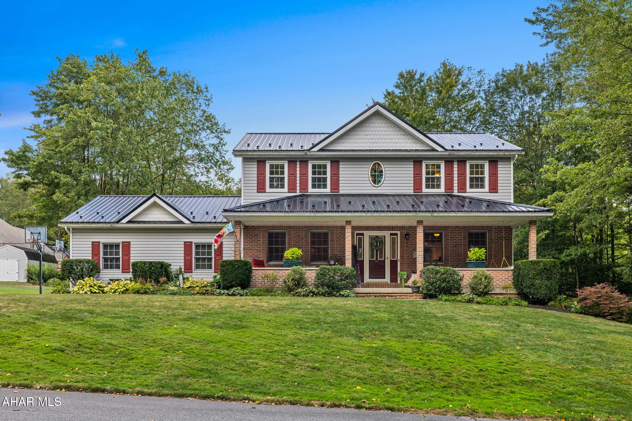 Welcome to this beautifully maintained 4 bedroom 2.5 bath home that is perfectly situated in a neighborhood surrounded by beautiful properties on a dead-end street. Designed for both relaxing and entertaining, this property offers a seamless blend of luxurious updates and comfortable living spaces. The updated kitchen, a true chef's delight, serves as the heart of the home, while the new roof provides peace of mind.  The sunroom serves as your personal sanctuary for morning coffee or simply relaxing in the afternoon. The finished basement adds a new dimension of entertainment possibilities with its elegant bar area perfect for hosting guests or even enjoying quiet evening.  Outside the spacious yard creates a beautiful setting for entertaining, from summer barbecues or a peaceful evening under the stars.  You will experience privacy and sophisticated living in this exceptional property. All buyers must present pre approval or proof of funds before showing approval.