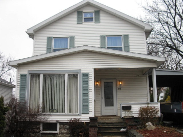 Juniata Area corner lot.  3 bedrm with newer vinyl siding, thermo windows, central air. Large 2 story storage/garden shed with electric service sits on additional lot known as 1207 N 4th St.; lot is 57.5 deep. Your TLC can make this house your Home Sweet Home or great for Investor!