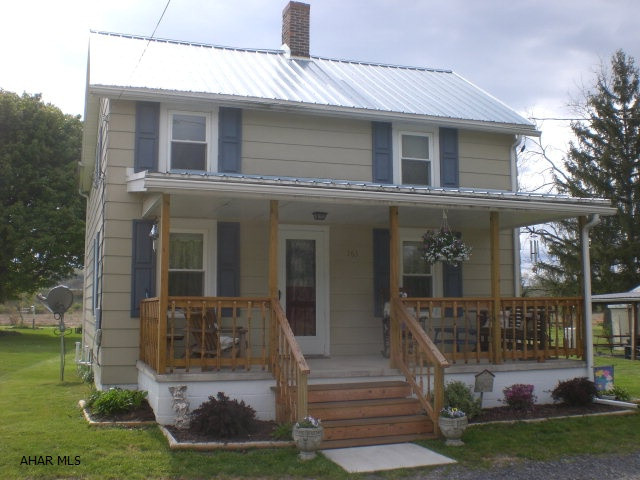 Well-maintained 2-story home. Newer metal roof, Thermo pane windows, Oil FA and Central. L.R., Kit, D.R., 1st floor laundry, Bath, 2 Beds and 2 Bonus Rooms. Nice level lot, 1-car detached garage. Front covered porch & side porch.