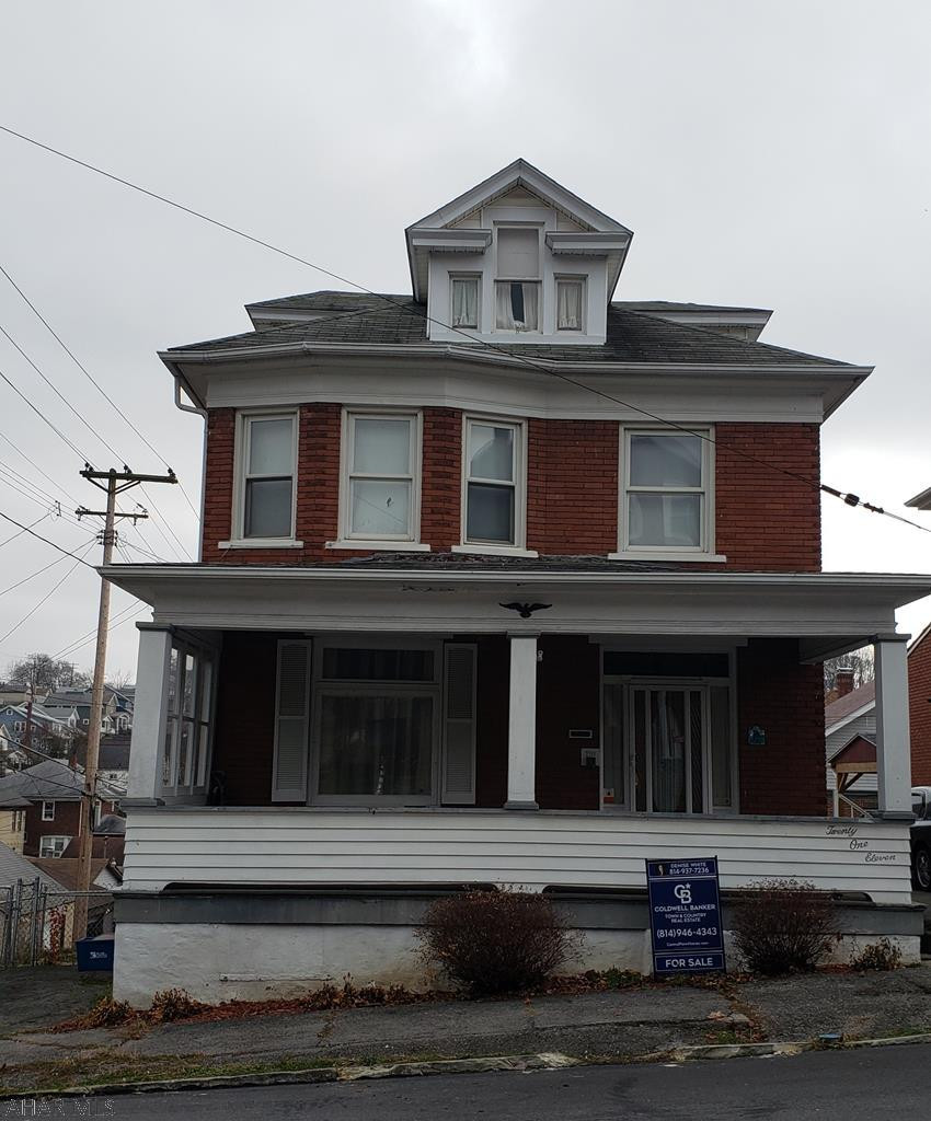 Classic brick home!! Foyer area with bench. Lot of space and closets! 3 bedroom with a unheated walk up attic. 1/2 bath on first floor. Updated kitchen--super cute. Bonus room can have many possibilities!!! This is a must see!