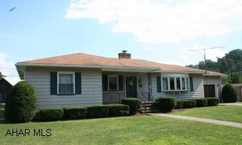 3BR/1 full bath ranch house on 0.411 acres in the village of Pavia, 1/2 mile to Blue Knob State Park. 3Br/ 1 full bath ranch house on 0.411 acres in the village of Pavia, 1/2 mile to Blue Knob State Park. Updated kitchen, dinette, spacious living room with bay window and electric fireplace. Full Basement / partially finished; has family room. Attached 1 car garage ; outdoor storage shed. Deck overlooking large back yard.