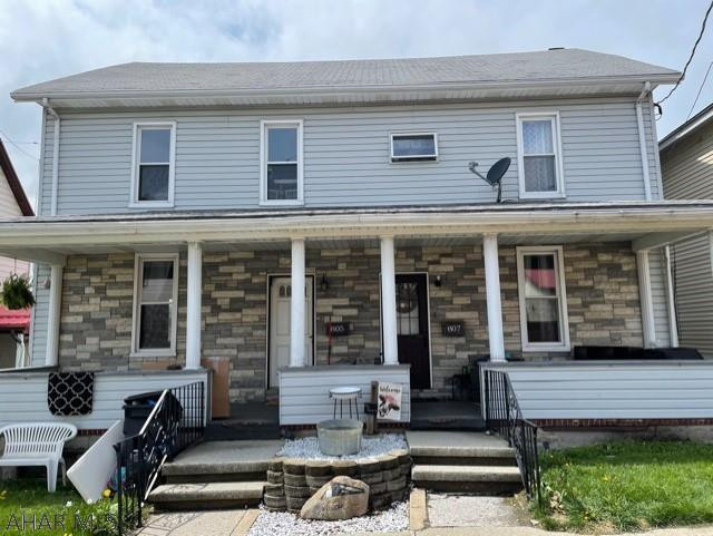Investors - check out this great little duplex.  Some updates, fence in backyard, deck on one unit, covered front porch on both units.  Live in one and rent the other.  Natural gas hookup is available.