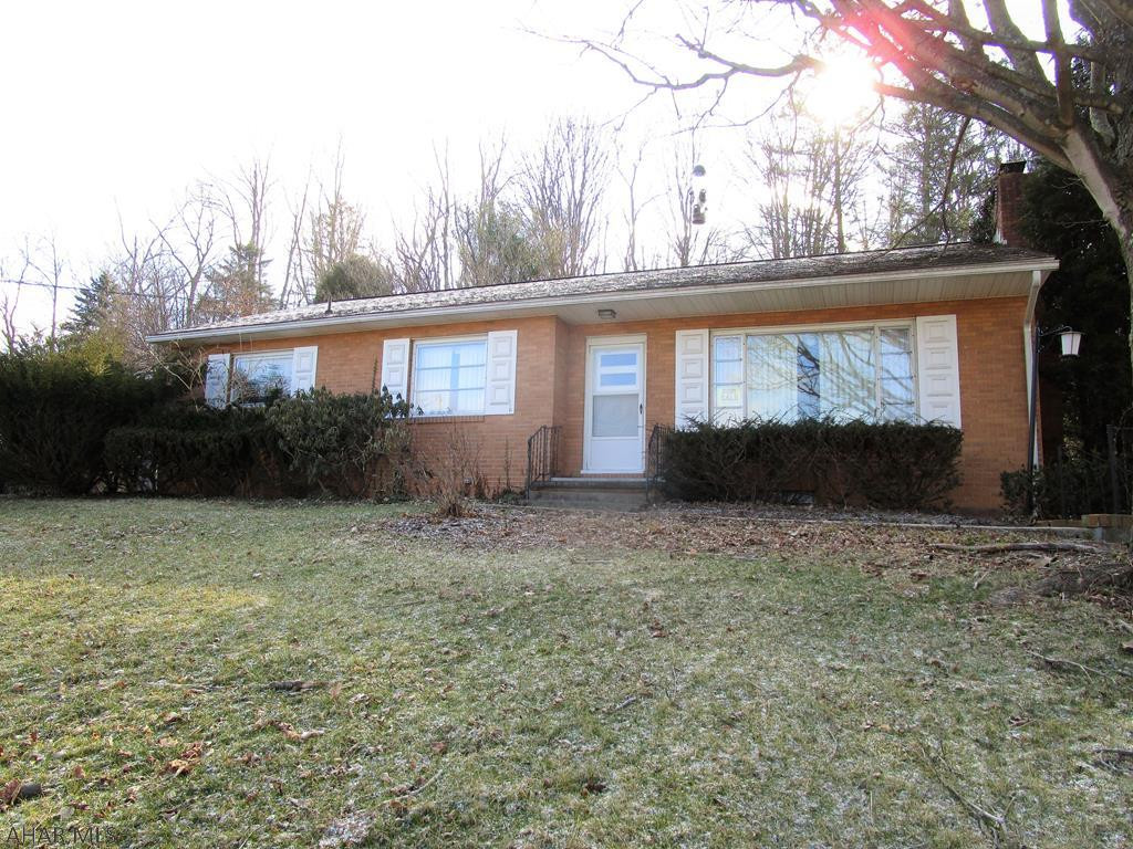Meadowbrooke Terrace brick rancher!!! This home offers three bedrooms, remodeled and updated bathroom, living room w/ picture window and fireplace, kitchen and dining room. Full walk-up attic for storage. Basement w/ finished recreation room, finished laundry room and a one-car integral garage. Newer heat pump with central air-conditioning and updated 200-amp electrical service. Situated on a spacious .459 acre lot with great views, close to schools and all amenities.
