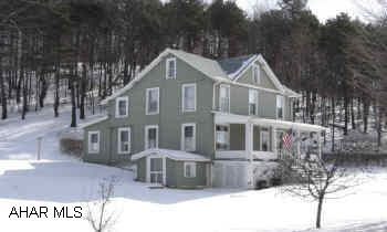 2-Story Vinyl Sided home 2 story vinyl sided house with paved drive, barn and chicken house