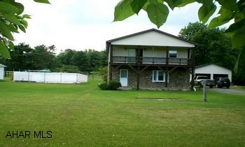 ONLY 20 MINUTE ALL INTERSTATE DRIVE TO STATE COLLEGE OR ALTOONA. IMMACULATE HOME OUTSIDE OF TYRONE FEATURING A HUGE FLAT YARD WITH INGROUND POOL. 2 CAR GARAGE, SHED AND GREAT VIEWS. THIS 2-3 BEDROOM HOME OFFERS A NEW SPACIOUS KITCHEN, NEW BATH AND LARGE ROOM SIZES. A MUST SEE HOME WITH MOTIVATED SELLER!