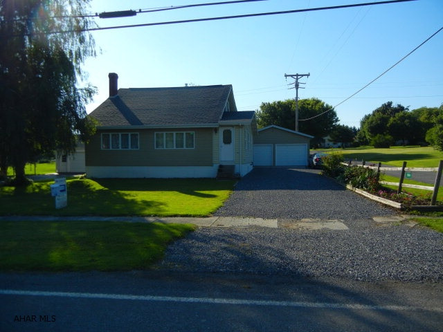 This property is SO priced to sell! Great setting for this cared for, MUST SEE 4 bedroom, 1 bath, 1 1/2 story in Chest Springs.  Larger than it looks! Spacious living room, dining room & kitchen.  Heat source-oil/coal/wood.  New oil boiler.  two car garage.  2 60X120 level lots & more.  A nice property at a great, great price!  Cambria Heights Schools.