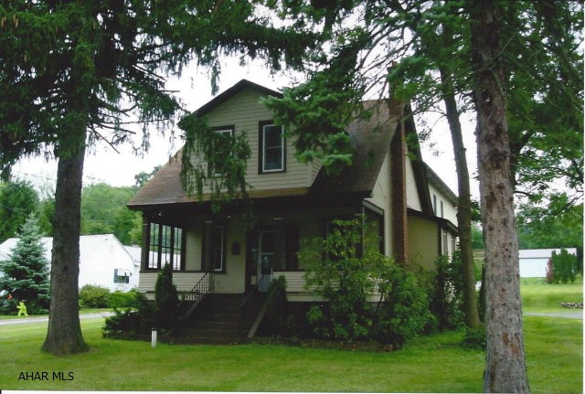Updated older one and one half story home with a lg. 2-story addition featuring a 3-car garage (heated & cooled!) with a nice master bedroom and bath above PLUS a very large & accessable storage area. Included in sale: washer & dryer in first floor laundry room; dishwasher, electric range, refrigerator, garbage disposal and microwave oven in kitchen; 2 window A/C's in 2 bedrooms. Master BR, M-bath and garage have central A/C. Home has 2 separate heating systems. Good maintenance. New interior paint since 2012. New exterior paint 2013. New carpeting in MBR and 1 other BR. New vinyl flooring in main bath and master bath. New hot water tank Oct. 2012. Large closet (sm. room) off 1 BR. Master bath has whirlpool tub. Ceiling fans in all BR's. Shed optional. Picnic table (not canopy) can stay.