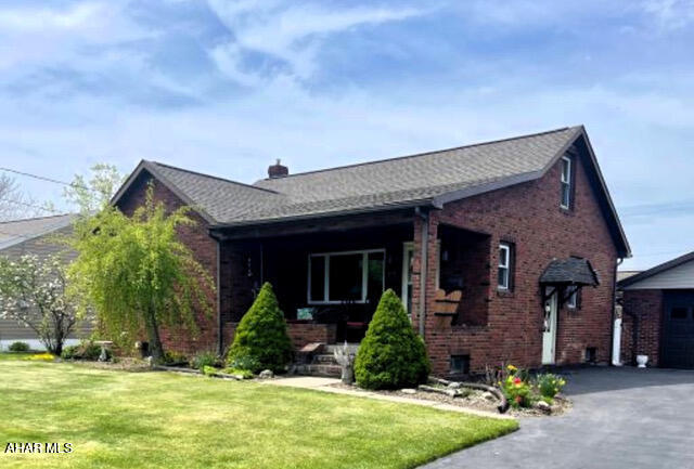 Don't miss out on this fantastic chance to call this charming 3-bedroom, 2-bathroom brick home yours, nestled in the vibrant heart of Hollidaysburg Borough! Embrace the outdoors with your very own inground pool and expansive patio, perfect for relaxing or entertaining. Inside, the fully finished basement boasts ceramic tile flooring, a second kitchen, a full bathroom, and ample storage space. Revel in the elegance of beautiful hardwood floors, fresh carpeting, and a custom-built kitchen. The main level hosts two spacious bedrooms, while the upper level offers an additional bedroom that could easily serve as a fourth. This home presents a blend of comfort, style, and practicality—schedule your showing today!