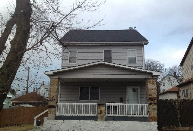 Great family home on a double fenced in lot. 3BR/1.5 baths, very large rooms, beautiful original staircase and lots of storage. Attic is heated- could be a fourth bedroom. Off street parking in the back.