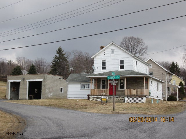 Great starter home. Needs some Clean-up work. Furnace and hot water tank are missing. Large 2 stall garage with 10 ft overhead openings.