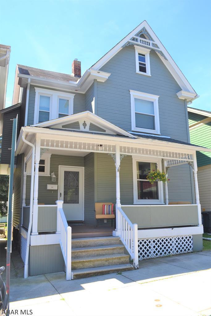 Looking to live in the Borough on a budget?  Here you go!  This 3 BR/1 BA home just received a first floor facelift with the spacious open concept living & dining room area freshly painted a nice neutral gray/white. Home has an updated kitchen & a mudroom in the back that could have a host of uses.  The stair-rail & hallway give you the charm of an original downtown home.  The second floor has three good sized bedrooms with a bonus space between/connecting two of them.  This area could serve as a great closet, office, nursery or playspace. Full bath upstairs is updated too! If storage is an issue, you'll love the size of the attic.  It's walk-up & has a TON of space.  Out back is a flat yard & large garage/workshop.  Newer furnace (approx. 2008) & windows throughout.  Close to everything!