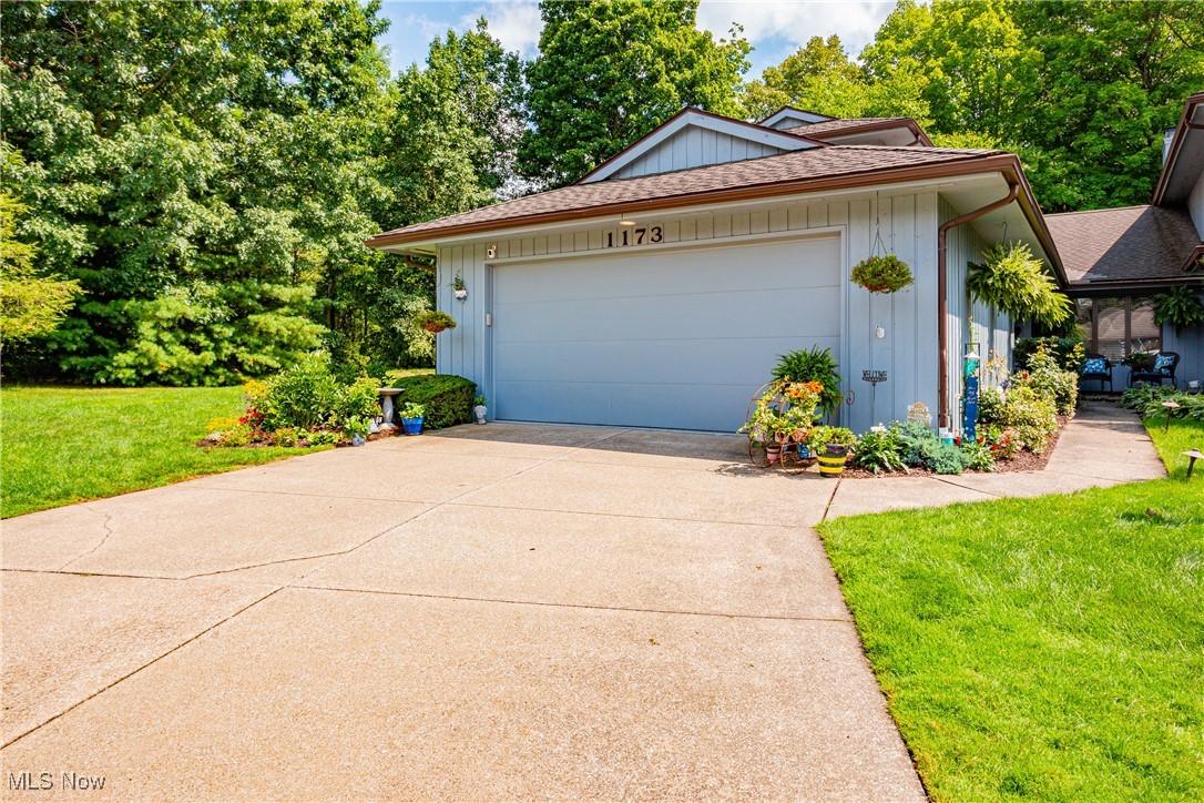 Located in the beautiful Kames Development, 1173 Inverness Lane is an impressive 3 Bedroom 2 Full, One-Half Bath Condominium that boasts over 2200 sq ft and has been completely updated by this owner. Two floors of living, with the Master Bedroom and laundry room found on the first floor, offers you the convenience of first floor living but includes the extra bedrooms and storage space that is found on the second floor. Skylights and large picture windows, which overlook the wooded ravine and the back of Silver Lake Golf Course, allow for phenomenal sun-lit rooms. Some of the updates you will appreciate are: kitchen gutted to studs, white cabinetry with soft close and pull out shelving, pantry,  stone breakfast bar, all new appliances, large and deep single sink, new appliances, subway tile;  vinyl flooring throughout first floor and 2nd floor bath;  replaced lighting fixtures;  fireplace renovated with ship lap; all 3 bathrooms have been updated and laundry room was moved from kitchen to the master bedroom; installed heating in sun room; nature stone on garage flooring; Hot Water tank 2024. The exterior of the home includes stunning views that can be enjoyed from the large deck that exits from the sunroom. Move in ready, do not miss the chance to preview this outstanding condominium. Call your realtor for a private showing today
